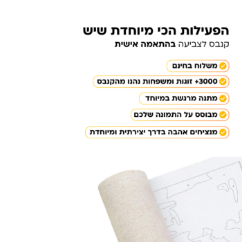 Your Moment - קנבס צביעה מיוחד מתנה מרגשת שכבשה את ישראל