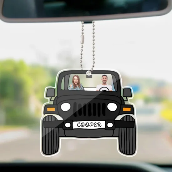 וו תלייה לרכב עם התמונה שלכם מתנה