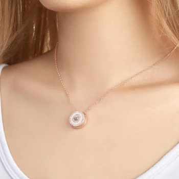 שרשרת ״דניאלה״ עם זירקון, ננו תכשיט שמבוסס על התמונה שלכם