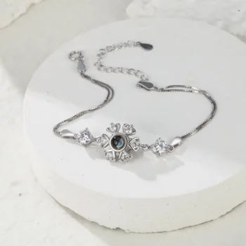 Your Moment - תכשיט צמיד עם תמונה 925 סטרלינג עם זיכרון