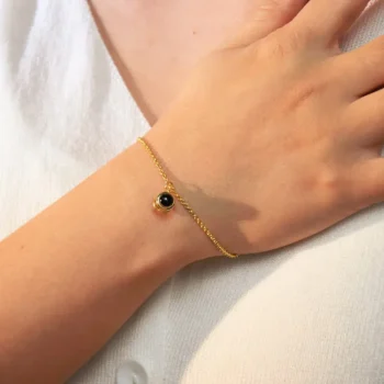 Your Moment - תכשיט צמיד עם תמונה 925 סטרלינג עגול