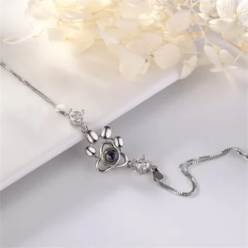 Your Moment - תכשיט צמיד עם תמונה 925 סטרלינג לכלב/חתול