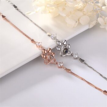 Your Moment - תכשיט צמיד עם תמונה 925 סטרלינג לכלב/חתול