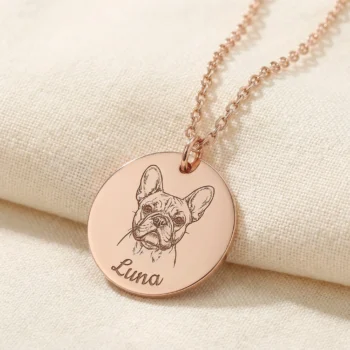 שרשרת בעל חיים עם חריטה אישית