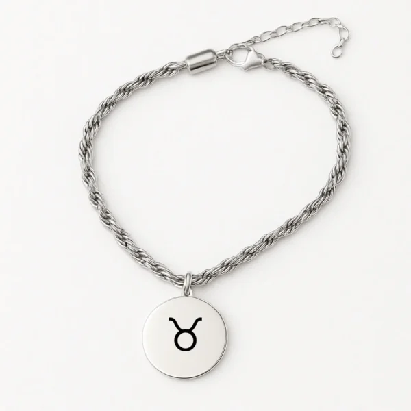 צמיד מיכאלה, מתנה יוקרתית עם חריטת סימן גלגל המזל שלכם