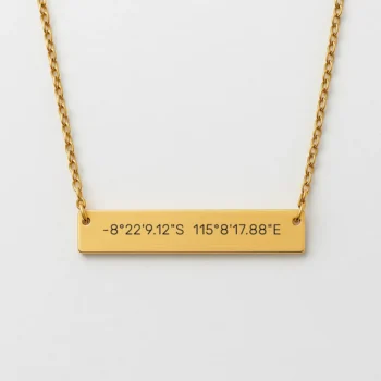 שרשרת כסף, מתנה יוקרתית עם נקודות ציון של רגע חשוב