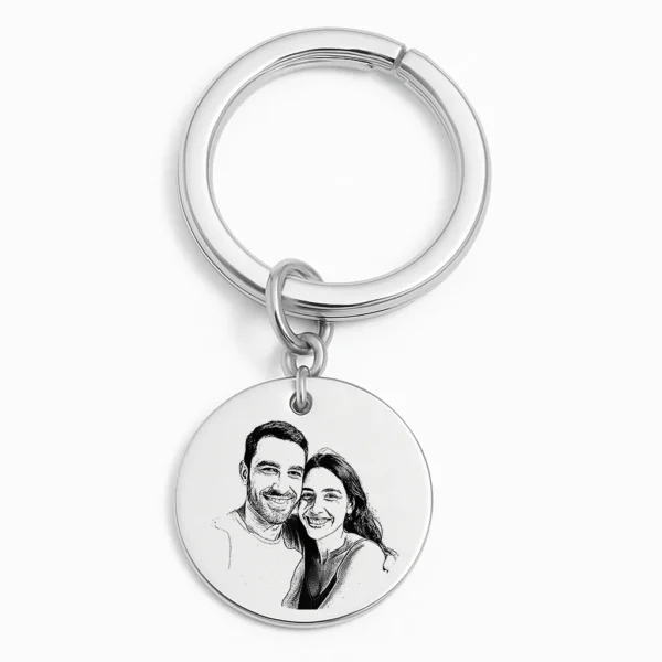 מחזיק מפתחות זוגי עם תמונה