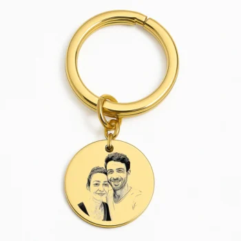 מחזיק מפתחות זוגי עם תמונה