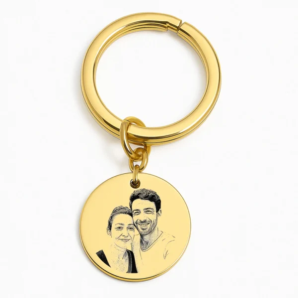 מחזיק מפתחות זוגי עם תמונה