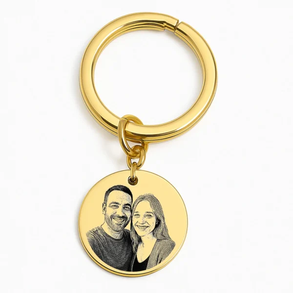 מחזיק מפתחות זוגי עם תמונה