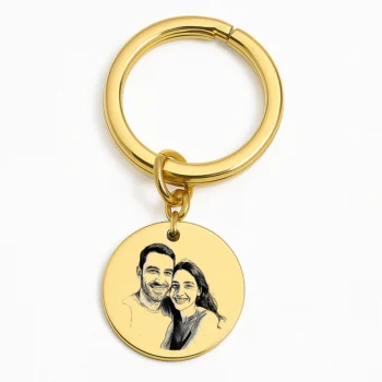 מחזיק מפתחות זוגי עם תמונה