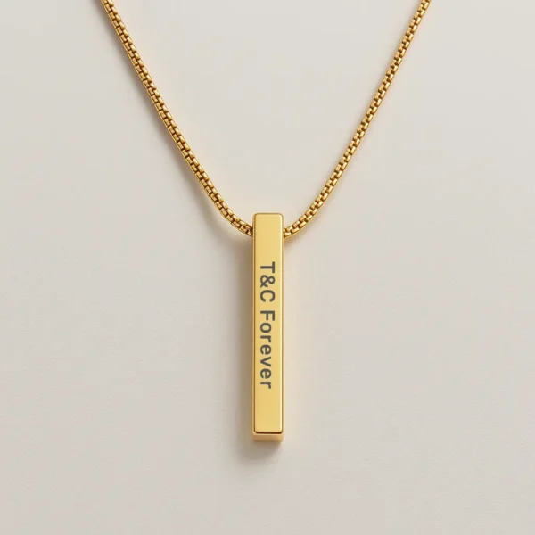 שרשרת חריטה לגבר