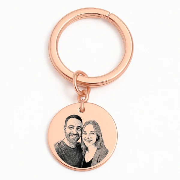 מחזיק מפתחות זוגי עם תמונה