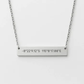 שרשרת כסף, מתנה יוקרתית עם נקודות ציון של רגע חשוב