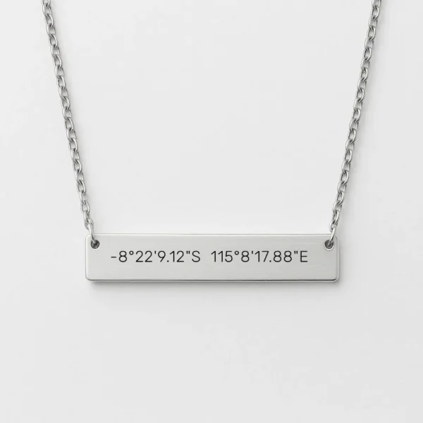 שרשרת כסף, מתנה יוקרתית עם נקודות ציון של רגע חשוב