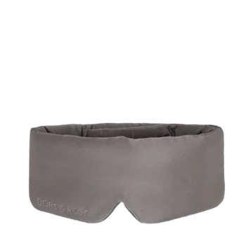 מסכת עיניים לשינה עמוקה בצבע כסף Dore & Rose