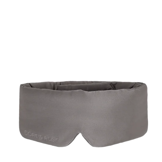 מסכת עיניים לשינה עמוקה בצבע כסף Dore & Rose