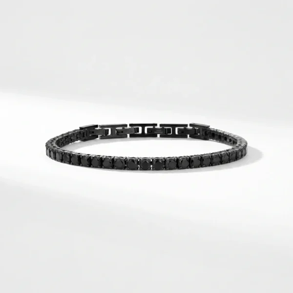 צמיד טניס בשילוב זרקונים מתנה יוקרתית לגבר – תמונה 2