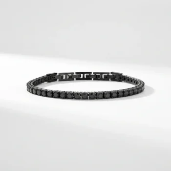 צמיד טניס בשילוב זרקונים מתנה יוקרתית לגבר