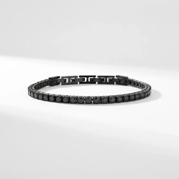 צמיד טניס בשילוב זרקונים מתנה יוקרתית לגבר – תמונה 7