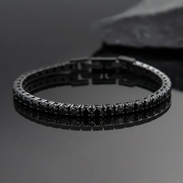 צמיד טניס בשילוב זרקונים מתנה יוקרתית לגבר – תמונה 5