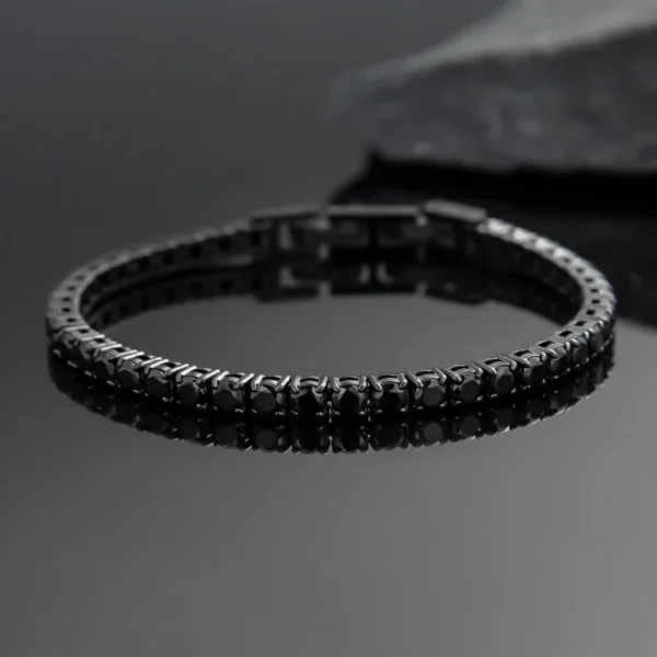 צמיד טניס בשילוב זרקונים מתנה יוקרתית לגבר – תמונה 6