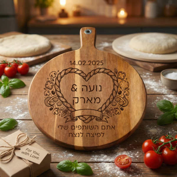 ⁦קרש חיתוך אישי לחברה⁩ – תמונה ⁦4⁩