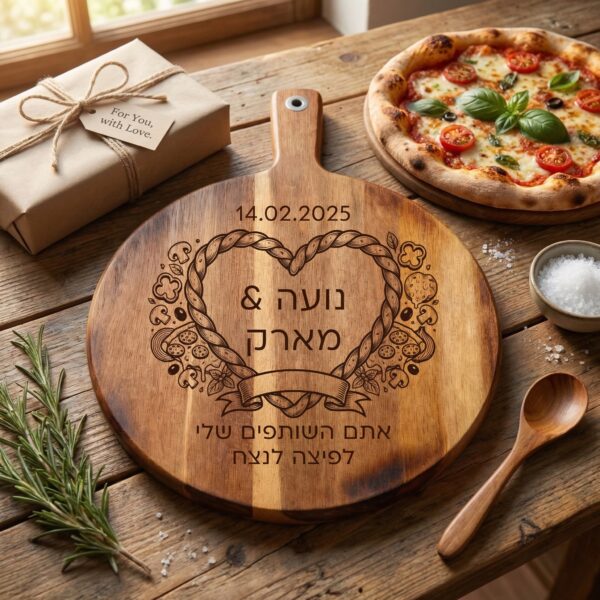 ⁦קרש חיתוך אישי לחברה⁩ – תמונה ⁦2⁩