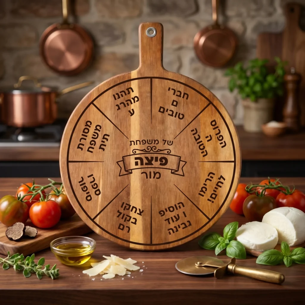 ⁦צרו קרש פיצה משפחתי בהתאמה אישית⁩ – תמונה ⁦3⁩