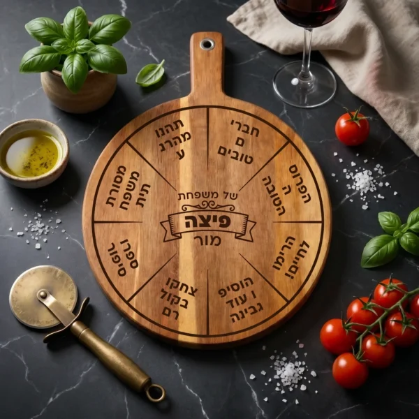 צרו קרש פיצה משפחתי בהתאמה אישית