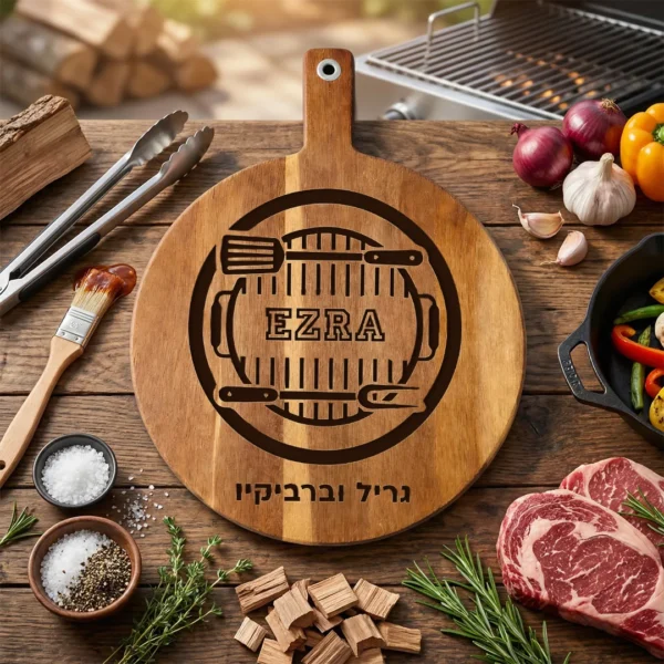 מתנת קרש חיתוך מותאם אישית לברביקיו