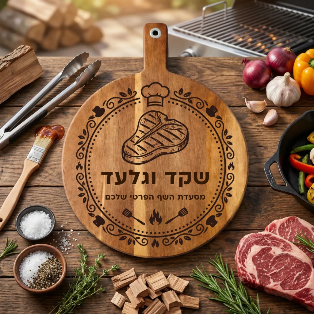 ⁦קרש חיתוך לגריל בהתאמה אישית⁩ – תמונה ⁦2⁩