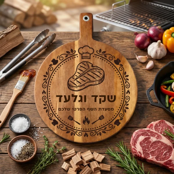 קרש חיתוך לגריל בהתאמה אישית