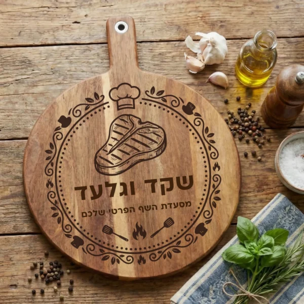 קרש חיתוך לגריל בהתאמה אישית