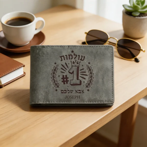 ⁦ארנק מותאם אישית לאבא – מתנה שהוא לעולם לא ישכח⁩ – תמונה ⁦3⁩