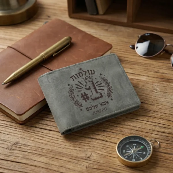 ⁦ארנק מותאם אישית לאבא – מתנה שהוא לעולם לא ישכח⁩ – תמונה ⁦2⁩