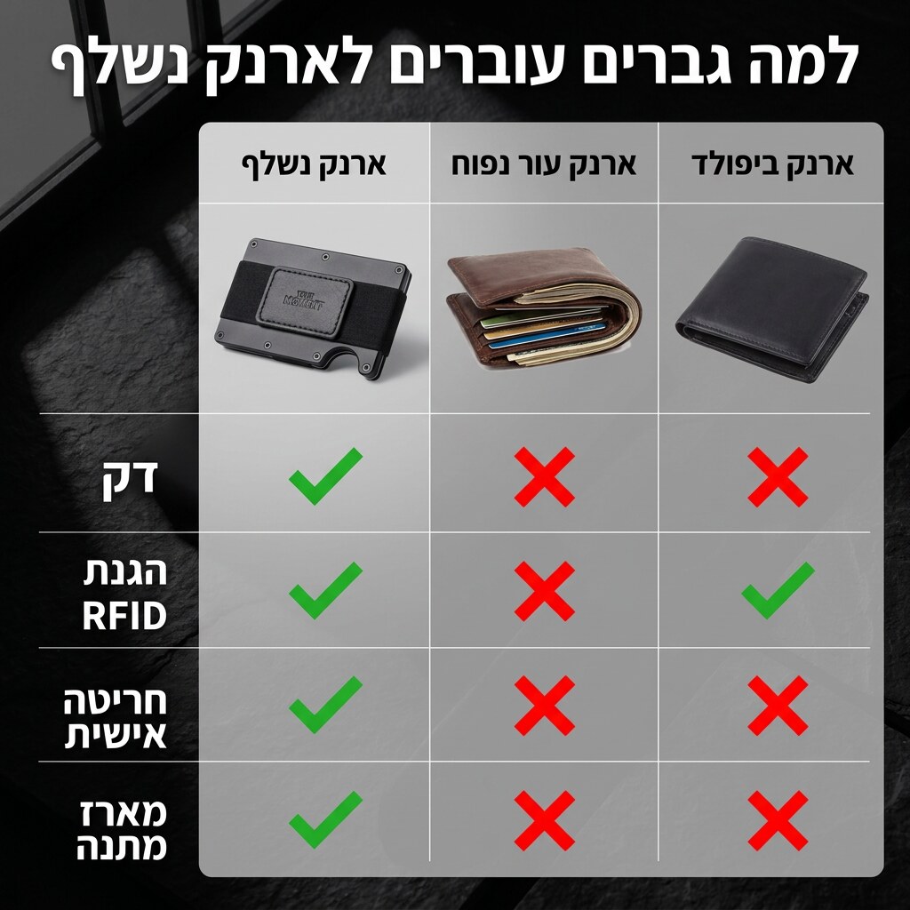 ⁦MOMENT ONE, ארנק פרימיום לגבר עם חריטה אישית⁩ – תמונה ⁦10⁩